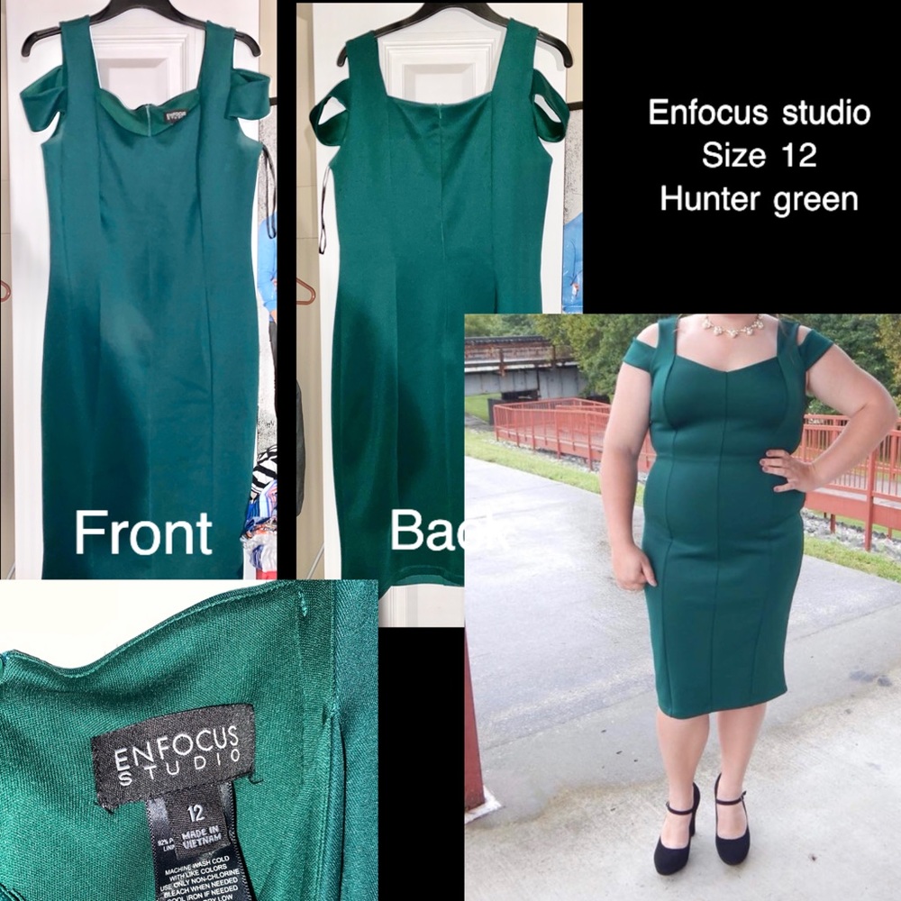 Enfocus Studio Cold Shoulder Dress